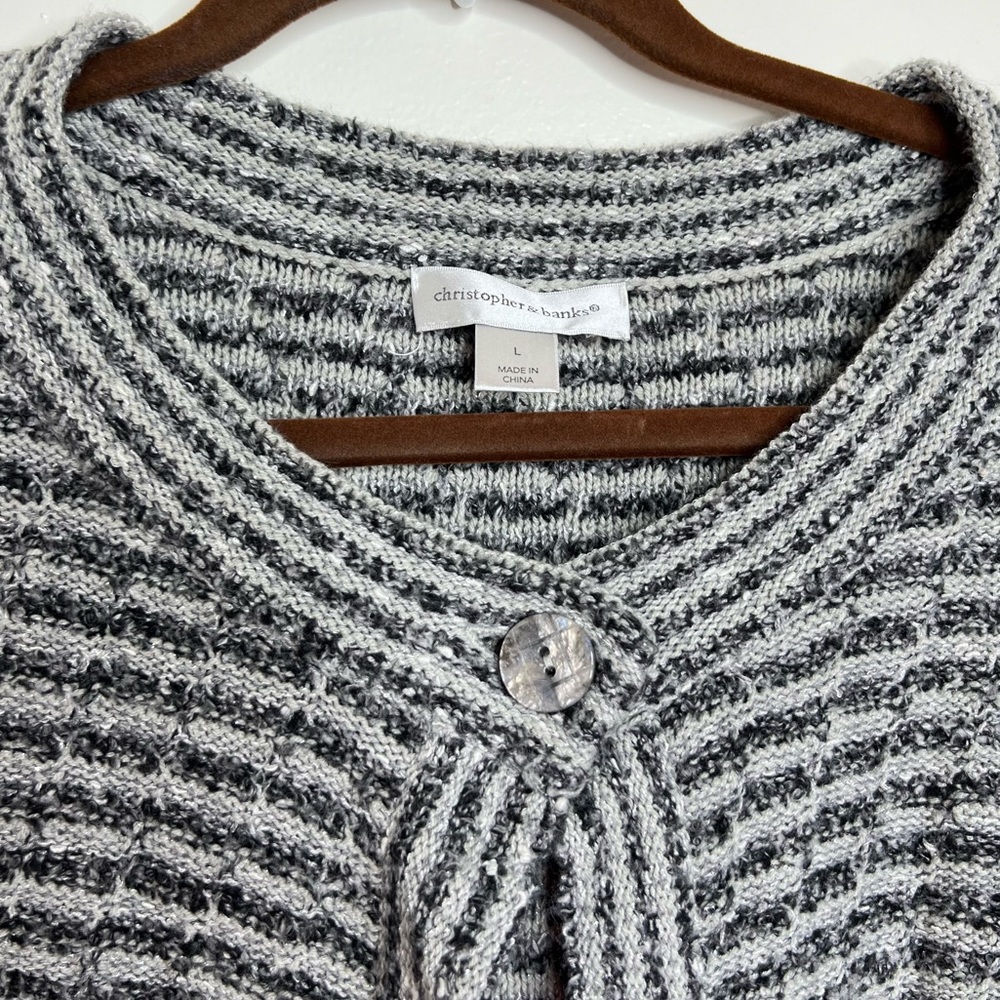 Christopher & Banks 1 Button Sweater Cardigan Wom… - image 3